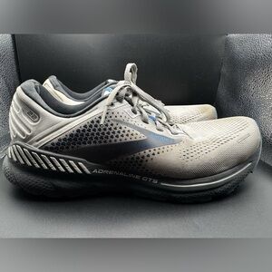 Brooks Adrenaline GTS 22 Gray Men Size 11.5 2E Running Shoes Sneaker 1103661D023